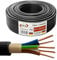OKSI 15m NYY-J 5x6 mm² Erdkabel Elektrokabel Beton und Freien Kupfer Made in Germany