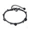 VICKWOOD Lebensbaum Armband Damen Fußkettchen Edelstahl bis 30cm 18K Vergoldung Wasserfest Gold/RoseGold/Silber Geschenk für Frauen (A.Band_Black)