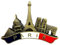 Retro Paris -Kühlschrankmagnete | Kreative -Retro-Paris-Magnete | Nachgemachte Retro-Paris-Kühlschrankmagnete, Küchendekoration, Heimdekoration, Souvenirs, Geschenke