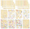 22 Blätter Smiley Aufkleber, Smiley Sticker, Lustig Emoji Aufkleber, Notizbuch Dekoration,Emoticon Aufkleber, Anreizaufkleber für Kinder,Emoji Sticker für Lehrer,Notizbuchdekorationen