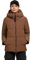khujo Damen Winterjacke warme Steppjacke mit Verstellbarer Kapuze Fanc2-YM Buff Brown Gr. XXL