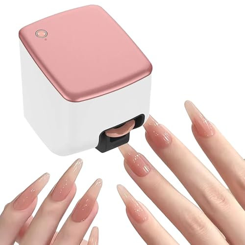 3D Digital Mobile Nail Printer Machine, Portable DIY Nails Art Color Printing Maker, 10 Seconds Drawing, Smart Automatic Manicurist Stamping Print Equipment, Home SalonTools