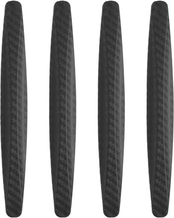 sourcing map 4pcs Car Door Edge Guards Protectors Anti-Collision Side Door Edge Protector Trim Strip Anti-Scratch Universal Vehicle Exterior Accessories for Cars SUV Pickup Truck, Black