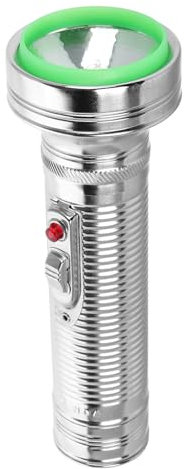 DOITOOL Lampe De Poche Vintage En Métal à L'ancienne, Torche Classique Sans Pile, Lampe De Poche Pour Usage Domestique Campagnard, Accessoire Décoratif Patrimonial, Style Nostalgique 2 Piles