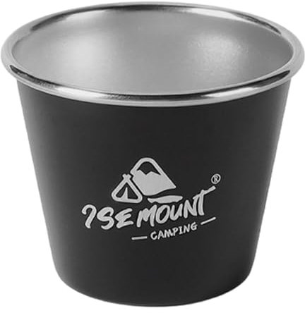 Tazze In Acciaio Inossidabile, 6 Pezzi 50ml Impilabili E Riutilizzabili Per Bere, Bicchiere In Acciaio Bambino Tazze Bicchiere Birra Tazza Da Campeggio In Metallo Per Viaggi Campeggio Bevanda