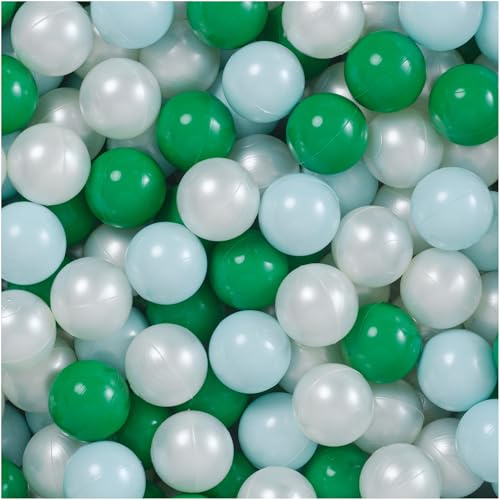 MISIOO Bälle für Bällebad - Bällebad Bälle - Bälle Ø 6 cm - Plastikbälle hergestellt aus 100% LDPE - Spielzeug Baby
