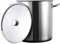 SGKOMN Ollas, Olla de Gran Capacidad, Olla de Acero Inoxidable, Olla para Sopa Segura con Tapa, Fondo Compuesto, 30 litres