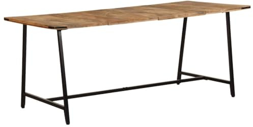 vidaXL Dining Table 180x90x75 cm Solid Wood Mango