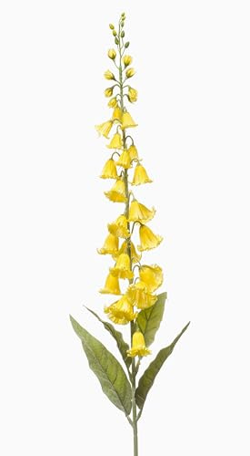 artplants.de Kunstblume Glockenblume NEVLAR, gelb, 95cm - Künstliche Blume