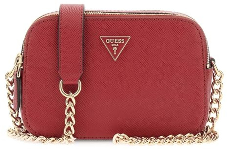 GUESS Umhängetasche Noelle II Crossbody Camera Bag Garnet dunkelrot