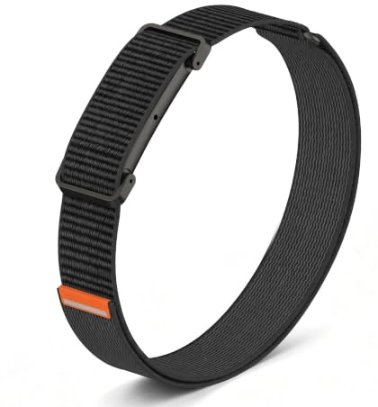 NEWZEROL Bicepsband i nylon kompatibelt med Google Fitbit Air, Nylon | Justerbar längd, andningsbart sportband, ersättningsarmband, lämplig för män och kvinnor