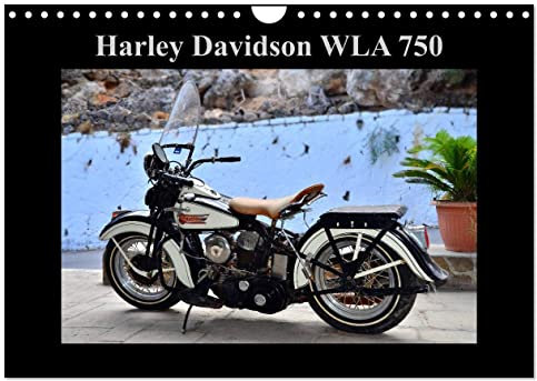 Harley Davidson WLA 750 (Wandkalender 2025 DIN A4 quer), CALVENDO Monatskalender: Alte Liebe rostet doch (CALVENDO Mobilitaet)