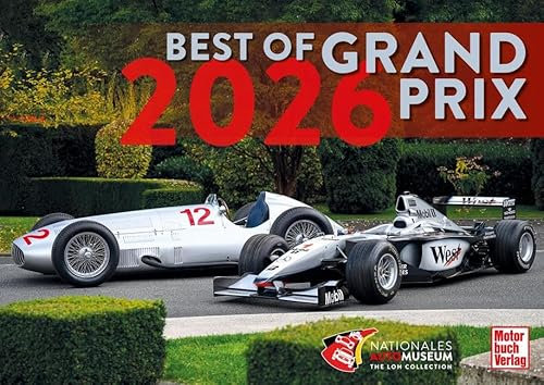 Best of Grand Prix 2026: Der Kalender des Nationalen Automuseums - The Loh Collection