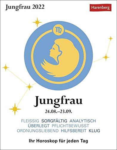 Jungfrau Kalender 2022: Ihr Horoskop für jeden Tag