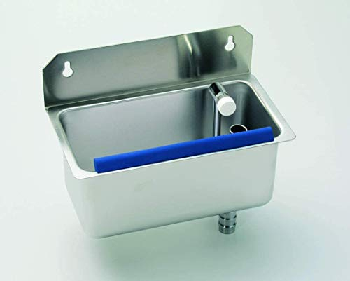 STÖCKEL 040115 Eisportioniererspüle - 22cm x 12.3cm x 9cm - aus Edelstahl - für Wandmontage