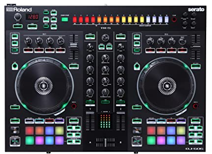 Roland Dj-505 Dj Controller, Two Channels And Deck Select for Up To Four Decks - High-End Dj Controller, Compact Package