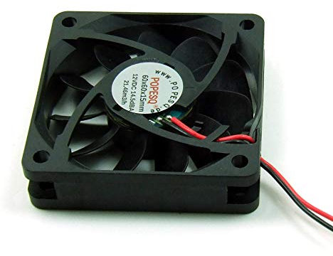 POPESQ® 1 pcs. x Ventilateur Super Silencieux 12V 60mm x 60mm x 15mm 3D Imprimante #A2668