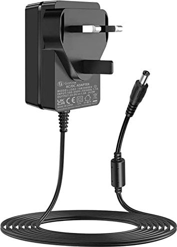 Gonine 24V 1A Power Supply Adapter,100~240V AC to DC 24 Volt 1 Amp Converter 24 vdc 1000mA 800mA 600mA 400mA 200mA Wall Charger for LED Strip Light, CCTV Camera