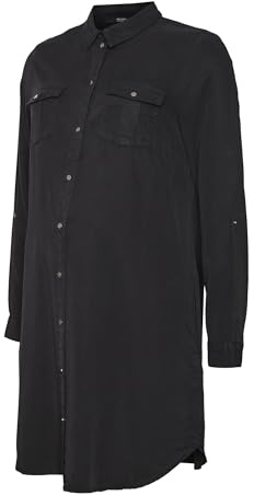 Vero Moda Maternity Vmmsigga Ls Blck GA Noos Robe Courte, Noir, XL