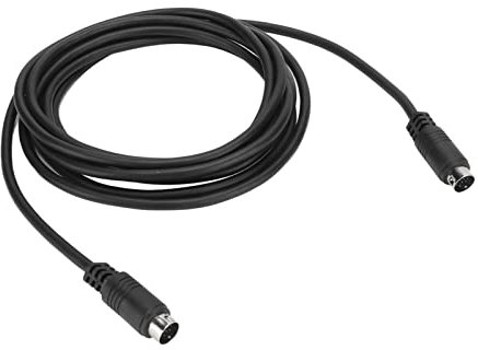 Annadue Cavo di Ingresso Audio da 9 Pin Maschio a 9 Pin Maschio, Cavo da 9,8 Piedi Mini DIN a 9 Pin Mini DIN a 9 Pin, Compatibile con Dvd e Sistemi di Intrattenimento Domestico