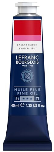 Lefranc Bourgeois Huile Fine Tube 40ml Rouge Primaire
