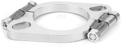 Brida de Escape, 2,5 Pulgadas, 63 Mm, Brida de Escape de Acero, Reparación Dividida Ovalada Plana, Accesorio de Repuesto, Brida de Acero, Brida de Escape, Junta de Escape de