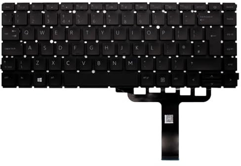 AJPARTS UK New Laptop Keyboard for HP ProBook 440 G8 G9 445 G8 G9 Backlit UK Layout English Keyboard QWERTY V195246EK1 without Frame