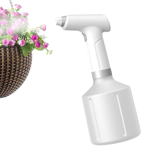 Pulverizador Automático | Pulverizador para Plantas Eléctrico | Botella Pulverizadora Recargable USB Portátil 1L para Limpieza Jardín Lavado Exterior e Interior