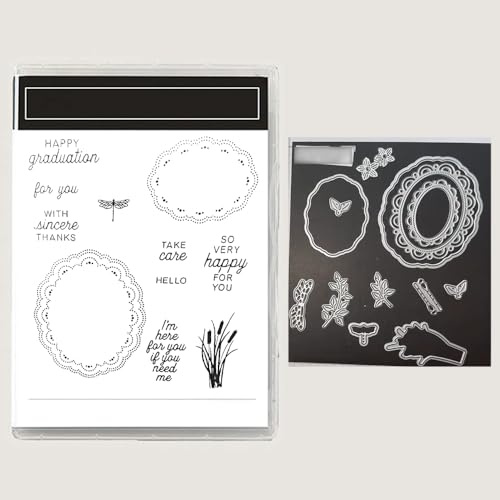 Neueste Produkte für 2026 Klar Stempel Und Metall Schneiden Sterben Set, Für DIY Ostern und Valentinstag Handwerk Scrapbooking Geburtsta Grußkarte (6644-stempel und Stanzformen Set)