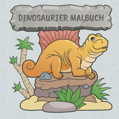 Dinosaurier Malbuch: 40 wunderschöne Dinosaurier zum ausmalen in verschiedenen Schwierigkeitsgraden - perfekt für Kinder ab 2 Jahren