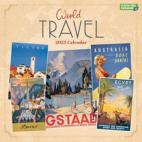 World Travel – Weltreise 2023 – 12-Monatskalender: Original Carousel-Kalender [Mehrsprachig] [Kalender] (Wall-Kalender)