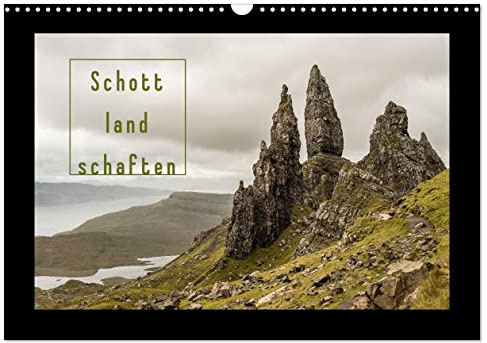 Schottlandschaften (Wandkalender 2026 DIN A3 quer), CALVENDO Monatskalender: Landschaftskalender (CALVENDO Orte)