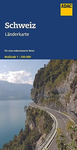 ADAC Länderkarte Schweiz 1:300.000: Straßenkarte und Autokarte
