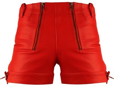 Bockle Kurze Zimmermann Lederhose Leder Short Red Pants Bavaria Wiesn Oktoberfest
