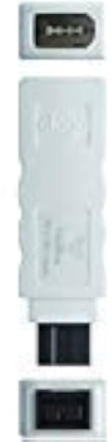 elago Adaptateur FireWire 400 vers 800 Compatible avec Mac Pro, MacBook Pro, Mac Mini, iMac et Autres Ordinateurs - Blanc