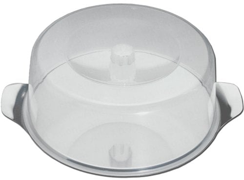 chg 14021-07 Kuchen- und Frischhalteplatte aus Edelstahl-rostfrei mit bruchfester Haube, 11 cm hoch