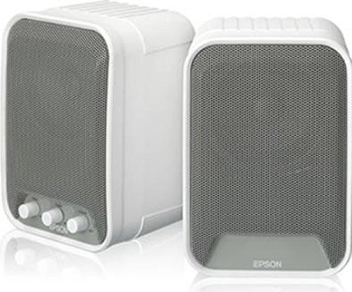 Epson Speakers, White/Grey