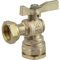 Robinet compteur d'eau avant/après compteur équerre PE - Diamètre écrou 20x27 - Diamètre extérieur 25