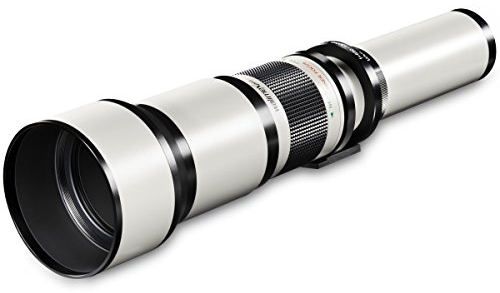 Walimex pro 650-1300mm 1:8-16 CSC Teleobjektiv für DSLR Fuji X - Manueller Fokus, Zoom-Teleobjektiv für Vollformat & APS-C Sensor, Ganzmetallfassung, inkl. Aufbewahrungstasche & Objektivdeckeln