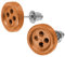 Soul-Cats Ohrstecker aus Holz, Farbe: hellbraun