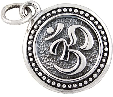 AUM, OM, Pendentif en argent 925
