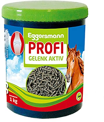 Eggersmann Mein Pferdefutter Profi Gelenk aktiv 1 kg – Ergänzungsfuttermittel für Pferde & Ponys – Zur Unterstützung der Sehnen & Gelenke – Pferdefutter für natürliche Vitalität & Bewegungsfreude