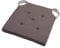 Stof - Galette de Chaise - Taille 38x38 cm - 100% Coton - Couleur Gris - Modèle Duo - Qualité Exceptionnelle - Confortable et Élégant - Facile d'entretien