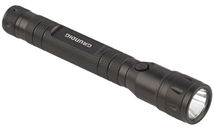 Grundig 871125290042 LED-Taschenlampe, Aluminium, schwarz, 14 x 4 x 32 cm