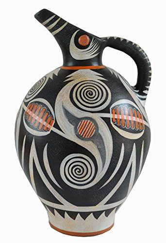 Estia Creations Minoan Pottery Kamares Amphore Vase – handgefertigt in Griechenland – antikes Kreta