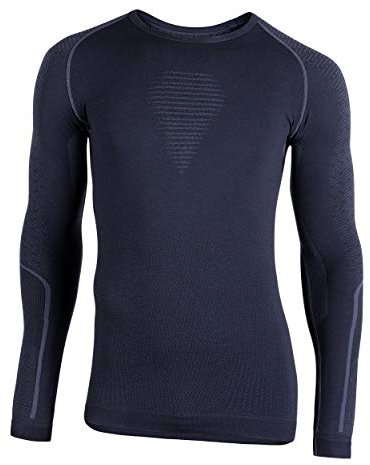 UYN Herren Visyon Uw Lg_Sl Shirt, Blackboard/Black/Black, L/XL