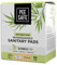 PEESAFE Damenbinden Regular | 100% Bio Baumwolle | extradünn und biologisch abbaubar | 280mm | Anti- Bakteriell | Hautfreundlich | Bequem | 10er Pack Baumwollbinden | Binden auch für Wochenbett