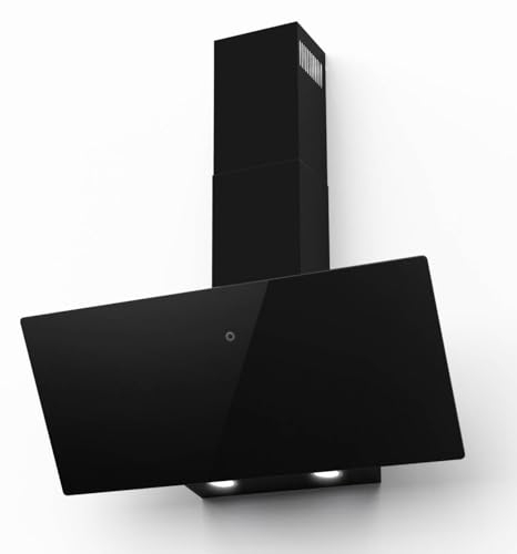 Hotte decorative murale VRT 900 NOIR 580 m3/h, 3 vitesses