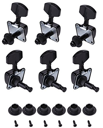 Gitarren Mechaniken, 3R 3L Semiclosed Stimmwirbel, Saiten-Stimmwirbel für Folk-Gitarre und Musikinstrumentenzubehör