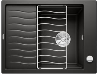 BLANCO 525879 Elon 45 S Fregadero de cocina, negro, 45 cm Unterschrank